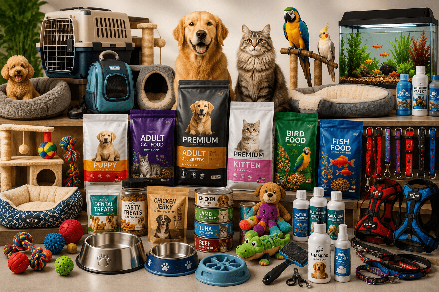 Pet Step Integrated Supplies wholesale pet products and supplies showcase